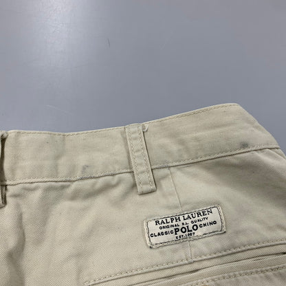 【中古品】【メンズ】 2-TUCK CHINO SHORTS 2タック チノショーツ ショートパンツ ボトムス 157-260326-as-03-izu サイズ：35 カラー：ベージュ 万代Net店