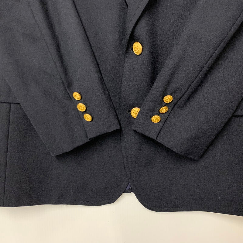 【中古品】【メンズ】 BROOKSEASE 1225 USA製 2005年製 00S 2B WOOL TAILORED JACKET ツービー ウール テーラード ジャケット アウター 146-260322-cs-06-izu サイズ：38 カラー：ネイビー 万代Net店