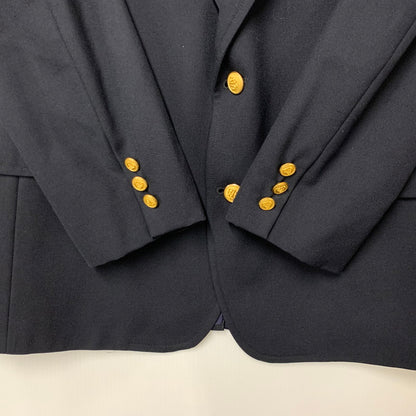 【中古品】【メンズ】 BROOKSEASE 1225 USA製 2005年製 00S 2B WOOL TAILORED JACKET ツービー ウール テーラード ジャケット アウター 146-260322-cs-06-izu サイズ：38 カラー：ネイビー 万代Net店