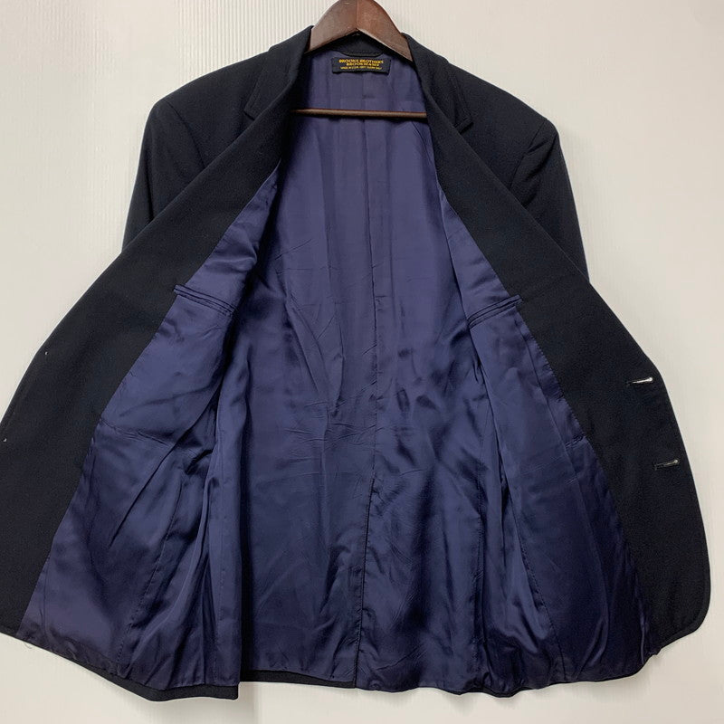 【中古品】【メンズ】 BROOKSEASE 1225 USA製 2005年製 00S 2B WOOL TAILORED JACKET ツービー ウール テーラード ジャケット アウター 146-260322-cs-06-izu サイズ：38 カラー：ネイビー 万代Net店