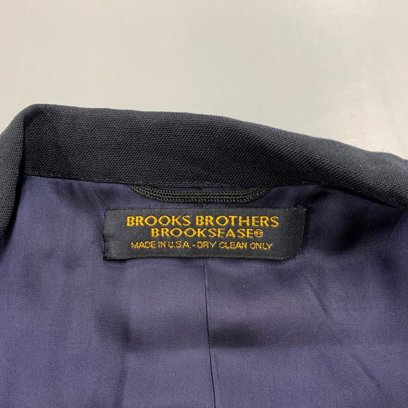 【中古品】【メンズ】 BROOKSEASE 1225 USA製 2005年製 00S 2B WOOL TAILORED JACKET ツービー ウール テーラード ジャケット アウター 146-260322-cs-06-izu サイズ：38 カラー：ネイビー 万代Net店