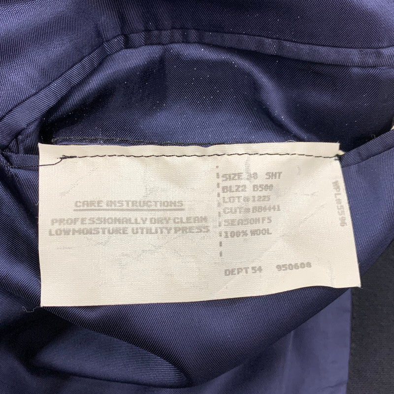 【中古品】【メンズ】 BROOKSEASE 1225 USA製 2005年製 00S 2B WOOL TAILORED JACKET ツービー ウール テーラード ジャケット アウター 146-260322-cs-06-izu サイズ：38 カラー：ネイビー 万代Net店