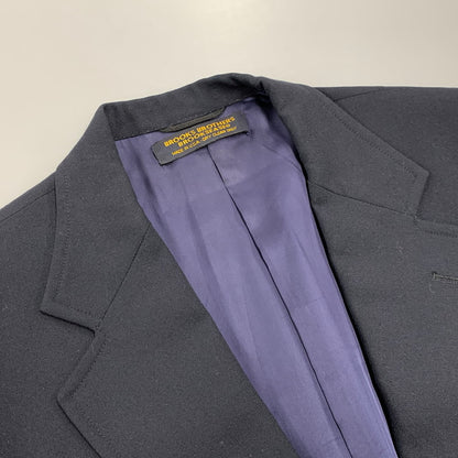【中古品】【メンズ】 BROOKSEASE 1225 USA製 2005年製 00S 2B WOOL TAILORED JACKET ツービー ウール テーラード ジャケット アウター 146-260322-cs-06-izu サイズ：38 カラー：ネイビー 万代Net店