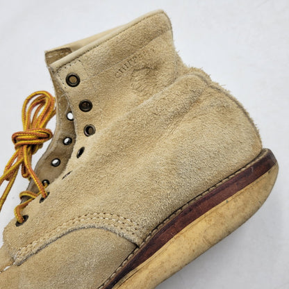 【中古品】【メンズ】 CHIPPEWA チペワ 白タグ前期 90’S SUEDE MOC TOE BOOTS スウェード モック トゥ ブーツ シューズ 靴 164-260322-cs-18-izu サイズ：不明 カラー：ベージュ 万代Net店