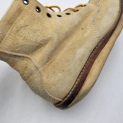 【中古品】【メンズ】 CHIPPEWA チペワ 白タグ前期 90’S SUEDE MOC TOE BOOTS スウェード モック トゥ ブーツ シューズ 靴 164-260322-cs-18-izu サイズ：不明 カラー：ベージュ 万代Net店