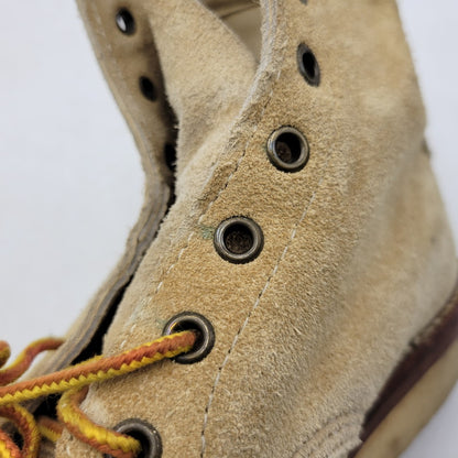 【中古品】【メンズ】 CHIPPEWA チペワ 白タグ前期 90’S SUEDE MOC TOE BOOTS スウェード モック トゥ ブーツ シューズ 靴 164-260322-cs-18-izu サイズ：不明 カラー：ベージュ 万代Net店