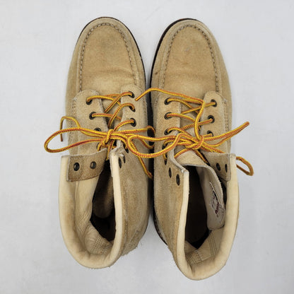 【中古品】【メンズ】 CHIPPEWA チペワ 白タグ前期 90’S SUEDE MOC TOE BOOTS スウェード モック トゥ ブーツ シューズ 靴 164-260322-cs-18-izu サイズ：不明 カラー：ベージュ 万代Net店