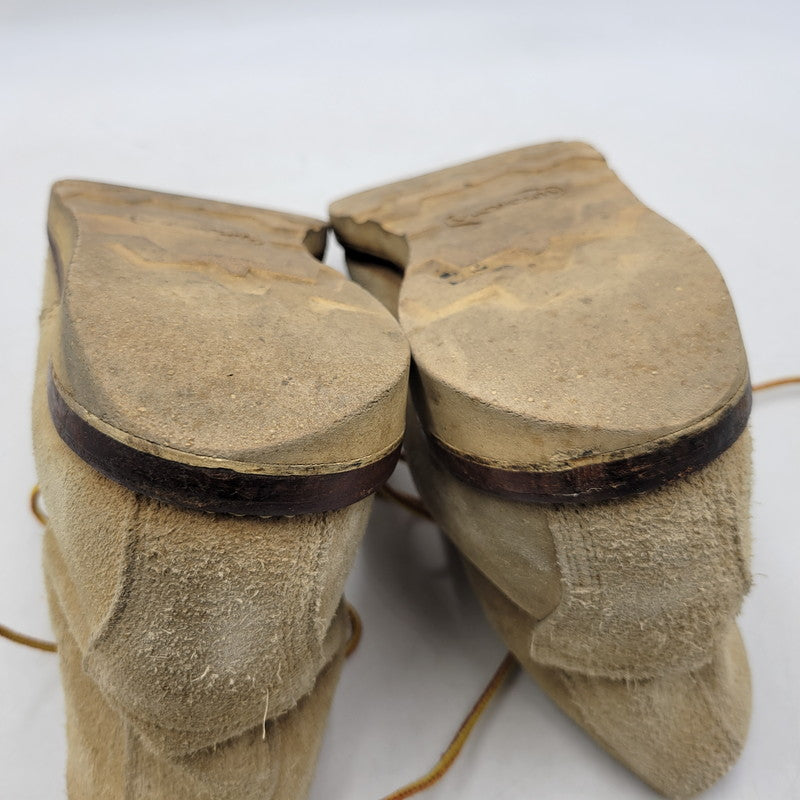 【中古品】【メンズ】 CHIPPEWA チペワ 白タグ前期 90’S SUEDE MOC TOE BOOTS スウェード モック トゥ ブーツ シューズ 靴 164-260322-cs-18-izu サイズ：不明 カラー：ベージュ 万代Net店