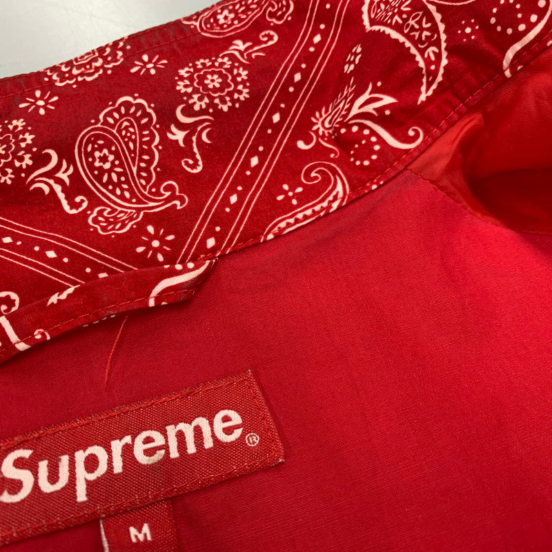 【中古品】【メンズ】 18SS BANDANA TRACK JACKET バンダナ トラック ジャケット 149-260322-cs-10-izu サイズ：M カラー：レッド 万代Net店