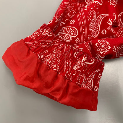 【中古品】【メンズ】 18SS BANDANA TRACK JACKET バンダナ トラック ジャケット 149-260322-cs-10-izu サイズ：M カラー：レッド 万代Net店