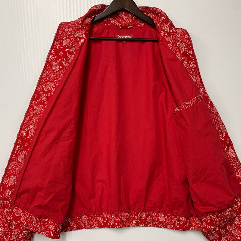 【中古品】【メンズ】 18SS BANDANA TRACK JACKET バンダナ トラック ジャケット 149-260322-cs-10-izu サイズ：M カラー：レッド 万代Net店