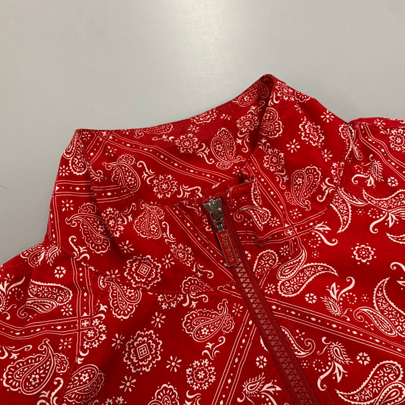 【中古品】【メンズ】 18SS BANDANA TRACK JACKET バンダナ トラック ジャケット 149-260322-cs-10-izu サイズ：M カラー：レッド 万代Net店