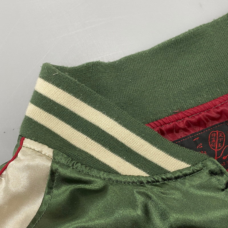 【中古品】【メンズ】 一心如鏡 イッシンニョキョウ 53951 龍 SOUVENIR JACKET スーベニア ジャケット アウター 145-260328-cs-16-izu サイズ：4L カラー：グリーン 万代Net店