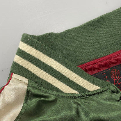 【中古品】【メンズ】 一心如鏡 イッシンニョキョウ 53951 龍 SOUVENIR JACKET スーベニア ジャケット アウター 145-260328-cs-16-izu サイズ：4L カラー：グリーン 万代Net店