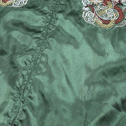 【中古品】【メンズ】 一心如鏡 イッシンニョキョウ 53951 龍 SOUVENIR JACKET スーベニア ジャケット アウター 145-260328-cs-16-izu サイズ：4L カラー：グリーン 万代Net店