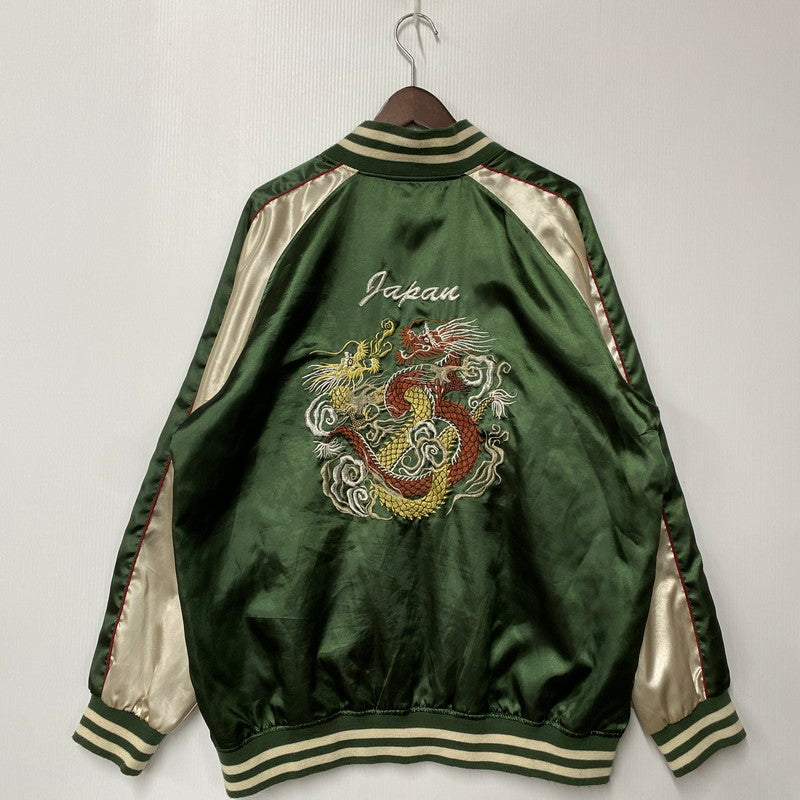 【中古品】【メンズ】 一心如鏡 イッシンニョキョウ 53951 龍 SOUVENIR JACKET スーベニア ジャケット アウター 145-260328-cs-16-izu サイズ：4L カラー：グリーン 万代Net店