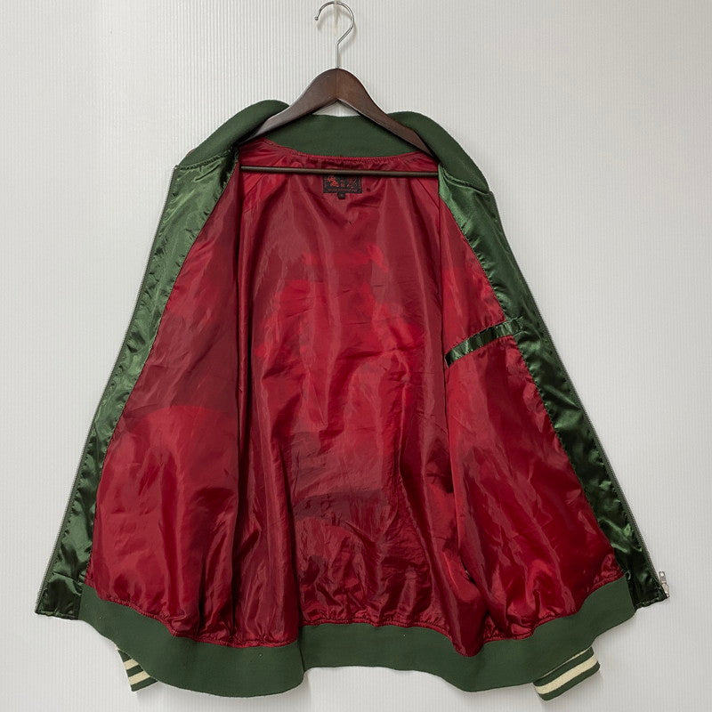 【中古品】【メンズ】 一心如鏡 イッシンニョキョウ 53951 龍 SOUVENIR JACKET スーベニア ジャケット アウター 145-260328-cs-16-izu サイズ：4L カラー：グリーン 万代Net店