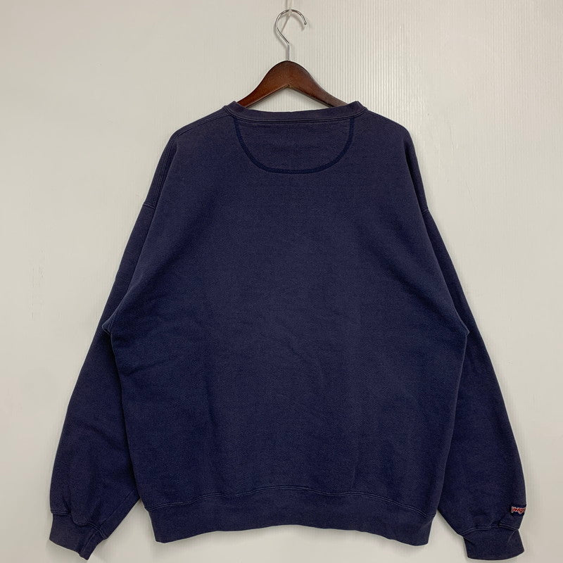 【現状渡し品】【メンズ】 JANSPORT ジャンスポーツ PITTSBURCH PATCH SWEAT ピッツバーグ パッチ スウェット トップス 146-260326-kh-21-izu サイズ：XL カラー：ネイビー 万代Net店