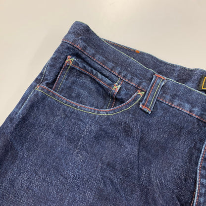 【中古品】【メンズ】 ZEN 禅 × CHIKIRIYA ちきりや DENIM PANTS デニムパンツ 牡丹兎 ジーンズ ボトムス 156-260326-as-05-izu サイズ：38 カラー：インディゴ 万代Net店