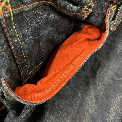 【中古品】【メンズ】 ZEN 禅 × CHIKIRIYA ちきりや DENIM PANTS デニムパンツ 牡丹兎 ジーンズ ボトムス 156-260326-as-05-izu サイズ：38 カラー：インディゴ 万代Net店