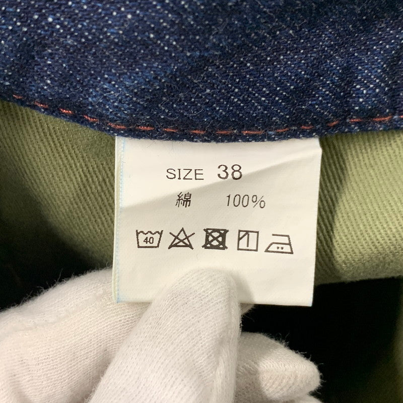 【中古品】【メンズ】 ZEN 禅 × CHIKIRIYA ちきりや DENIM PANTS デニムパンツ 牡丹兎 ジーンズ ボトムス 156-260326-as-05-izu サイズ：38 カラー：インディゴ 万代Net店