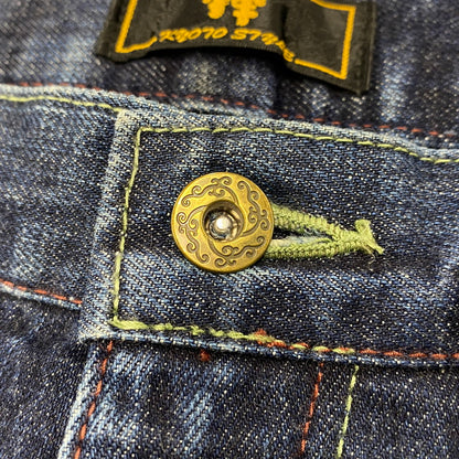 【中古品】【メンズ】 禅 ゼン 天女 DENIM PANTS デニム パンツ ボトムス ズボン 156-260328-cs-19-izu サイズ：不明 カラー：インディゴ 万代Net店