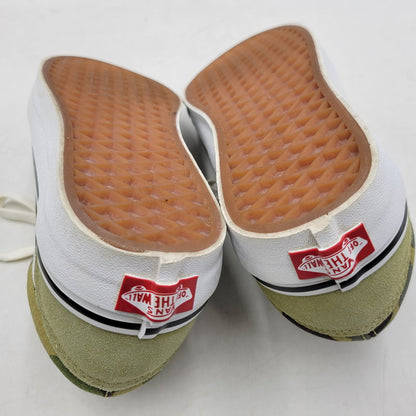 【中古品】【メンズ/レディース】 A BATHING APE × VANS アベイシングエイプ×バンズ VN0A54F37BE ABC CAMO OLD SKOOL エービーシー カモ オールド スクール スニーカー シューズ 靴 164-260322-cs-16-izu サイズ：25cm カラー：グリーン系 万代Net店