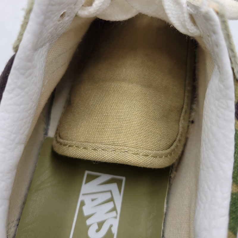 【中古品】【メンズ/レディース】 A BATHING APE × VANS アベイシングエイプ×バンズ VN0A54F37BE ABC CAMO OLD SKOOL エービーシー カモ オールド スクール スニーカー シューズ 靴 164-260322-cs-16-izu サイズ：25cm カラー：グリーン系 万代Net店