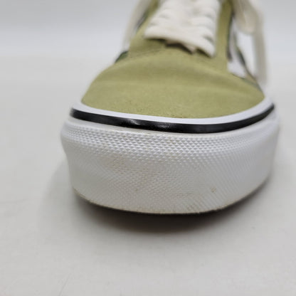 【中古品】【メンズ/レディース】 A BATHING APE × VANS アベイシングエイプ×バンズ VN0A54F37BE ABC CAMO OLD SKOOL エービーシー カモ オールド スクール スニーカー シューズ 靴 164-260322-cs-16-izu サイズ：25cm カラー：グリーン系 万代Net店