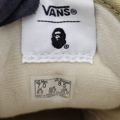 【中古品】【メンズ/レディース】 A BATHING APE × VANS アベイシングエイプ×バンズ VN0A54F37BE ABC CAMO OLD SKOOL エービーシー カモ オールド スクール スニーカー シューズ 靴 164-260322-cs-16-izu サイズ：25cm カラー：グリーン系 万代Net店