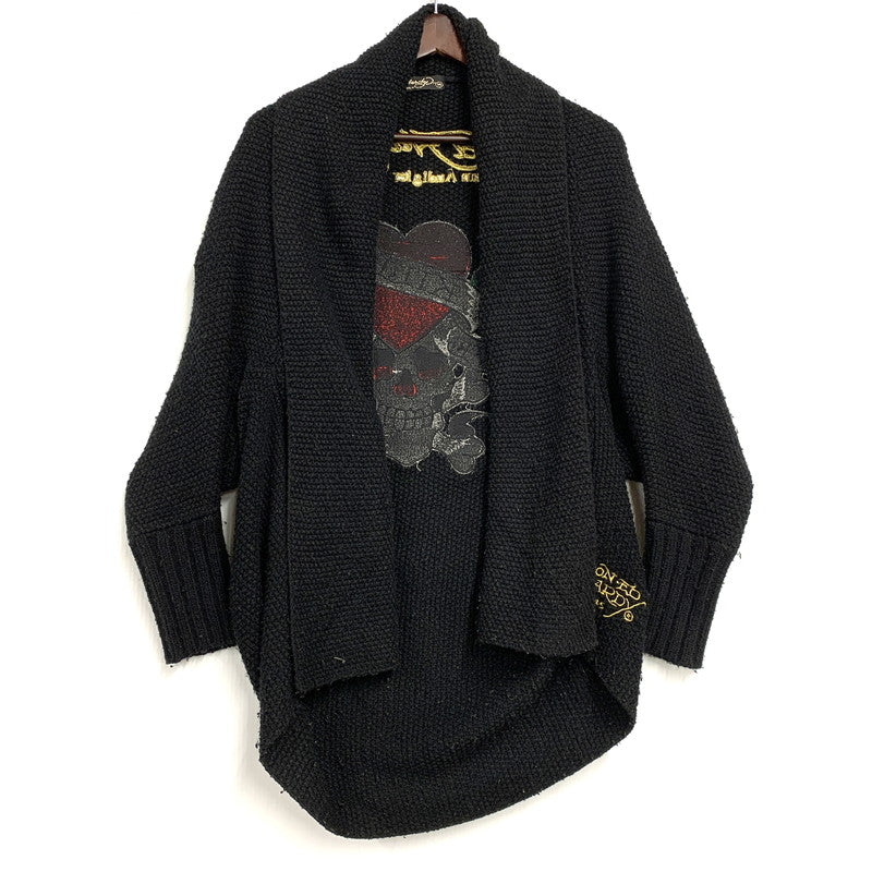 【中古品】【レディース】 EHW812 LOVE KILL CARDIGAN ラブキル カーディガン トップス 168-260327-yn-01-izu サイズ：M カラー：ブラック 万代Net店