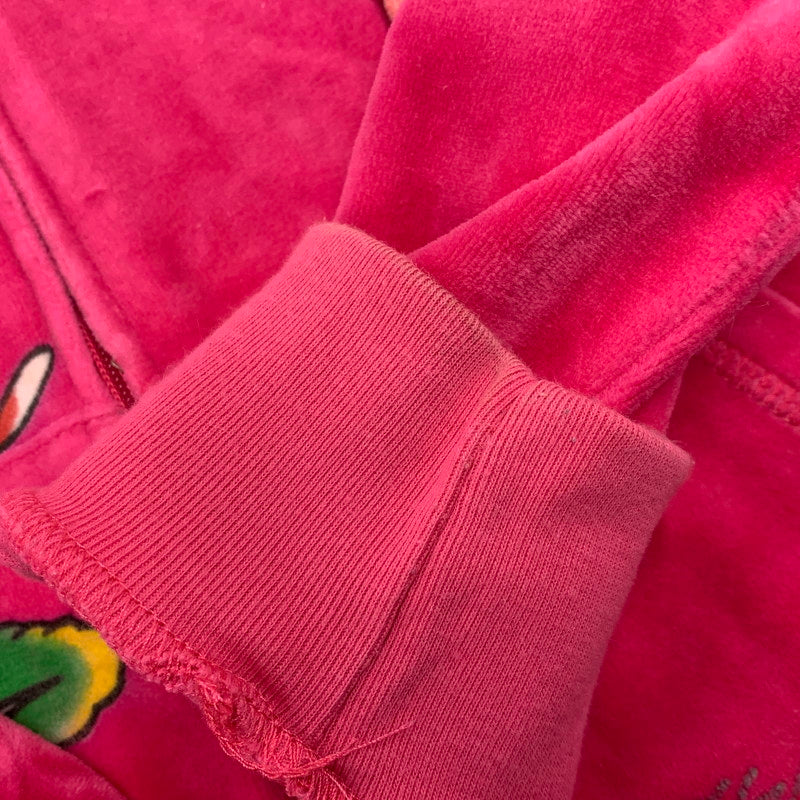 【中古品】【レディース】 VELOR SET UP JERSEY ベロア セットアップ ジャージ 168-260323-ya-18-izu サイズ：XL カラー：PINK 万代Net店