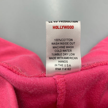 【中古品】【レディース】 VELOR SET UP JERSEY ベロア セットアップ ジャージ 168-260323-ya-18-izu サイズ：XL カラー：PINK 万代Net店