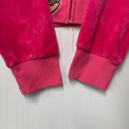 【中古品】【レディース】 VELOR SET UP JERSEY ベロア セットアップ ジャージ 168-260323-ya-18-izu サイズ：XL カラー：PINK 万代Net店