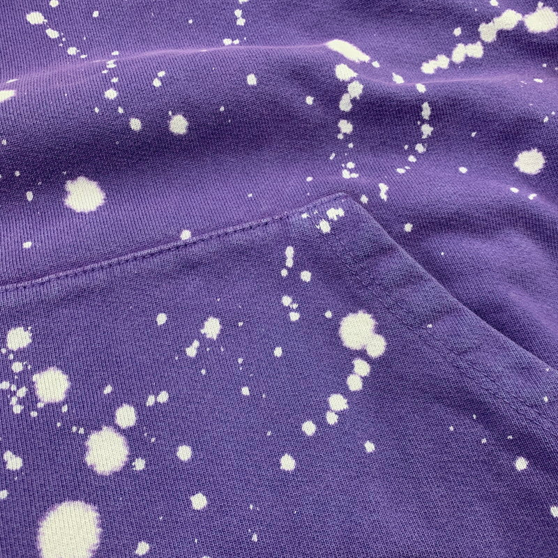 【中古品】【メンズ】 KARMAGAWA カラマグア × MINDSEEKER マインドシーカー BLEACH SWEAT HOODIE ブリーチ スウェット フーディー パーカー トップス 142-260326-kh-20-izu サイズ：XL カラー：パープル 万代Net店
