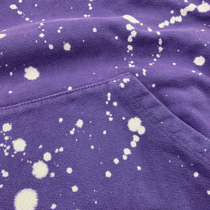 【中古品】【メンズ】 KARMAGAWA カラマグア × MINDSEEKER マインドシーカー BLEACH SWEAT HOODIE ブリーチ スウェット フーディー パーカー トップス 142-260326-kh-20-izu サイズ：XL カラー：パープル 万代Net店