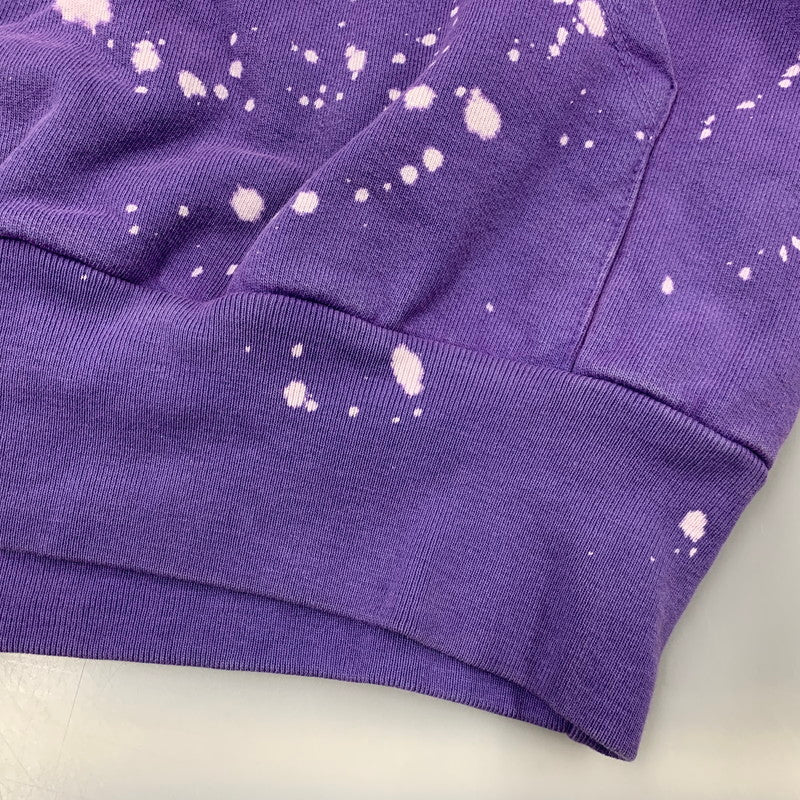 【中古品】【メンズ】 KARMAGAWA カラマグア × MINDSEEKER マインドシーカー BLEACH SWEAT HOODIE ブリーチ スウェット フーディー パーカー トップス 142-260326-kh-20-izu サイズ：XL カラー：パープル 万代Net店