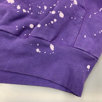 【中古品】【メンズ】 KARMAGAWA カラマグア × MINDSEEKER マインドシーカー BLEACH SWEAT HOODIE ブリーチ スウェット フーディー パーカー トップス 142-260326-kh-20-izu サイズ：XL カラー：パープル 万代Net店