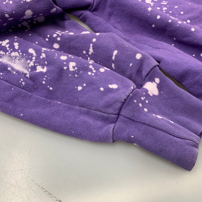 【中古品】【メンズ】 KARMAGAWA カラマグア × MINDSEEKER マインドシーカー BLEACH SWEAT HOODIE ブリーチ スウェット フーディー パーカー トップス 142-260326-kh-20-izu サイズ：XL カラー：パープル 万代Net店