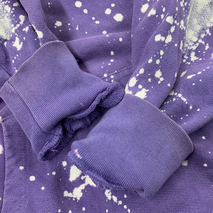 【中古品】【メンズ】 KARMAGAWA カラマグア × MINDSEEKER マインドシーカー BLEACH SWEAT HOODIE ブリーチ スウェット フーディー パーカー トップス 142-260326-kh-20-izu サイズ：XL カラー：パープル 万代Net店