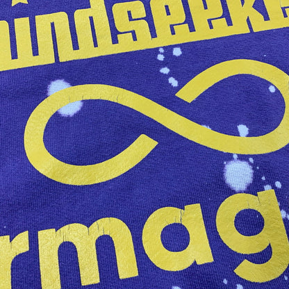 【中古品】【メンズ】 KARMAGAWA カラマグア × MINDSEEKER マインドシーカー BLEACH SWEAT HOODIE ブリーチ スウェット フーディー パーカー トップス 142-260326-kh-20-izu サイズ：XL カラー：パープル 万代Net店