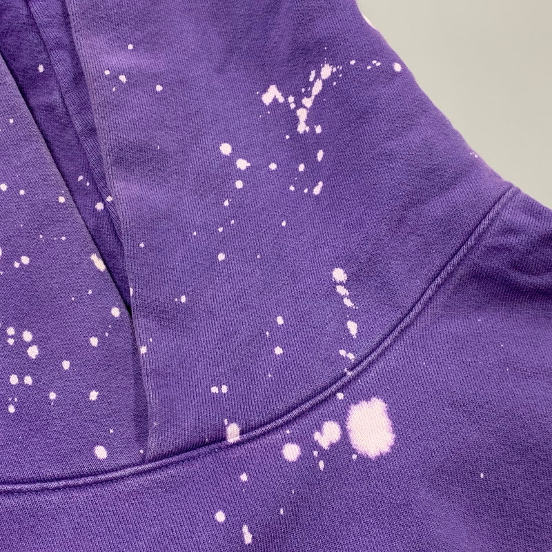 【中古品】【メンズ】 KARMAGAWA カラマグア × MINDSEEKER マインドシーカー BLEACH SWEAT HOODIE ブリーチ スウェット フーディー パーカー トップス 142-260326-kh-20-izu サイズ：XL カラー：パープル 万代Net店