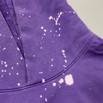 【中古品】【メンズ】 KARMAGAWA カラマグア × MINDSEEKER マインドシーカー BLEACH SWEAT HOODIE ブリーチ スウェット フーディー パーカー トップス 142-260326-kh-20-izu サイズ：XL カラー：パープル 万代Net店