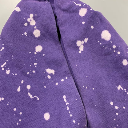 【中古品】【メンズ】 KARMAGAWA カラマグア × MINDSEEKER マインドシーカー BLEACH SWEAT HOODIE ブリーチ スウェット フーディー パーカー トップス 142-260326-kh-20-izu サイズ：XL カラー：パープル 万代Net店