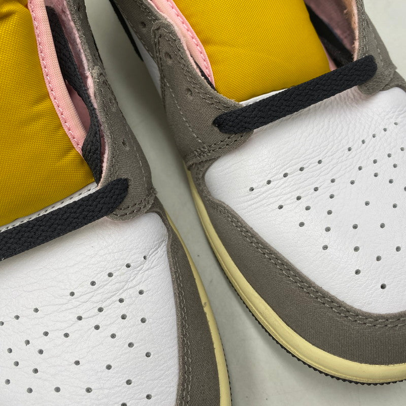 【中古品】【メンズ】 NIKE ナイキ AIR JORDAN 1 MID SE HQ2011-100 エア ジョーダン 1 ミッド SE スニーカー シューズ 靴 160-260323-as-14-izu サイズ：27cm カラー：WHITE/OIL GREY-CAVE STONE 万代Net店