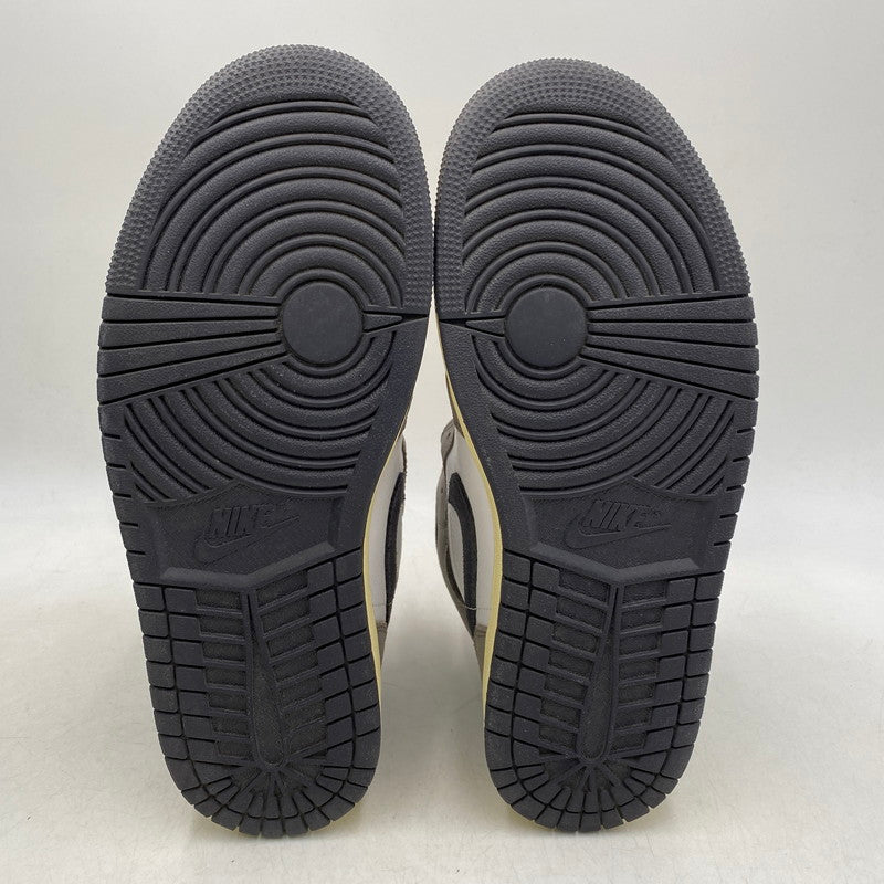 【中古品】【メンズ】 NIKE ナイキ AIR JORDAN 1 MID SE HQ2011-100 エア ジョーダン 1 ミッド SE スニーカー シューズ 靴 160-260323-as-14-izu サイズ：27cm カラー：WHITE/OIL GREY-CAVE STONE 万代Net店