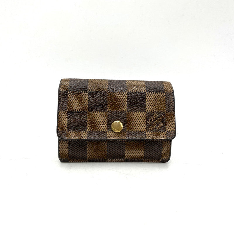 【中古品】【メンズ/レディース】 LOUIS VUITTON ルイ・ヴィトン N61930 ポルト モネ プラ ダミエ コインケース 小銭入れ 財布 179-260323-as-17-izu カラー：ブラウン 万代Net店