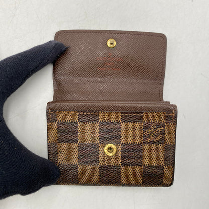 【中古品】【メンズ/レディース】 LOUIS VUITTON ルイ・ヴィトン N61930 ポルト モネ プラ ダミエ コインケース 小銭入れ 財布 179-260323-as-17-izu カラー：ブラウン 万代Net店