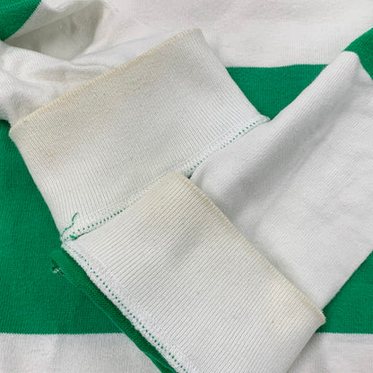 【中古品】【メンズ】 CUSTOM FIT RUGBY BORDER LS SHIRT ラグビー ボーダー ロングスリーブ シャツ 長袖 146-260326-as-11-izu サイズ：XL カラー：グリーン×ホワイト 万代Net店