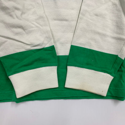 【中古品】【メンズ】 CUSTOM FIT RUGBY BORDER LS SHIRT ラグビー ボーダー ロングスリーブ シャツ 長袖 146-260326-as-11-izu サイズ：XL カラー：グリーン×ホワイト 万代Net店